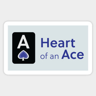 Heart of an Ace Sticker